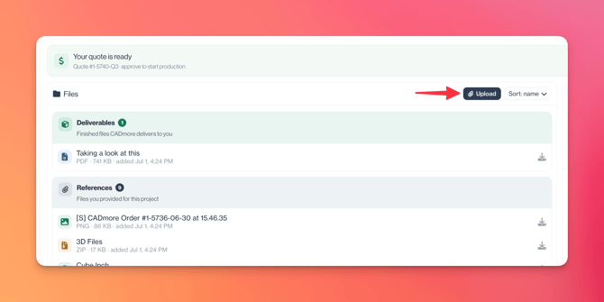 Upload Button